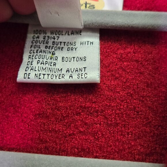 Talbots Womens Vintage Boiled Wool Jacket Cabincore Camping Outdoors s - Picture 6 of 9